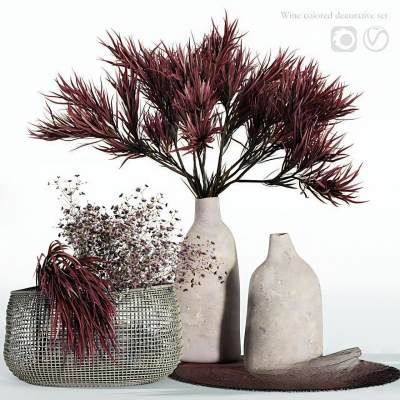 侘寂花瓶花艺组合